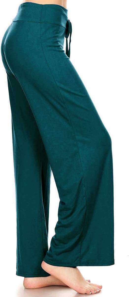 Women's Drawstring Pajama Pants Wide Leg Casual Lounge Pants | Comfy Sleepwear | Yoga Pants