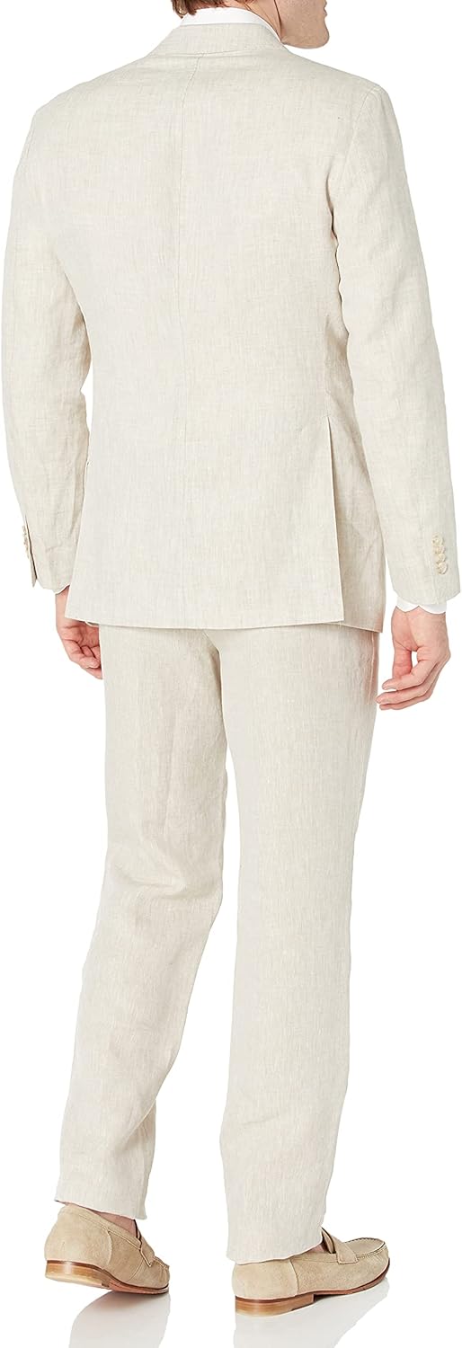 Men's  Inspired Movement Linen Suit wi Lining