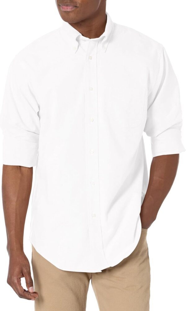 Men's Long Sleeve Button Down Original Oxford Cotton Sport Shirt