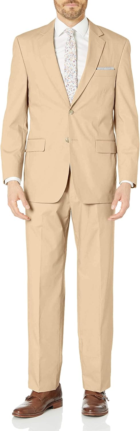 Men's  Poplin 2 Button Center Vent Suit
