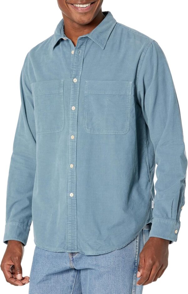 Men's Jean Button Down Shirt